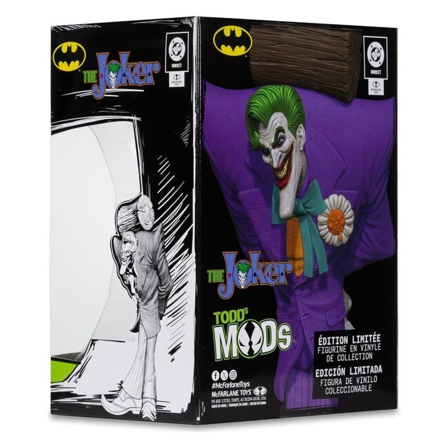DC Direct Sammler-Vinylstatue „Der Joker“ (Limitierte Edition Todd's Mods) 13 cm