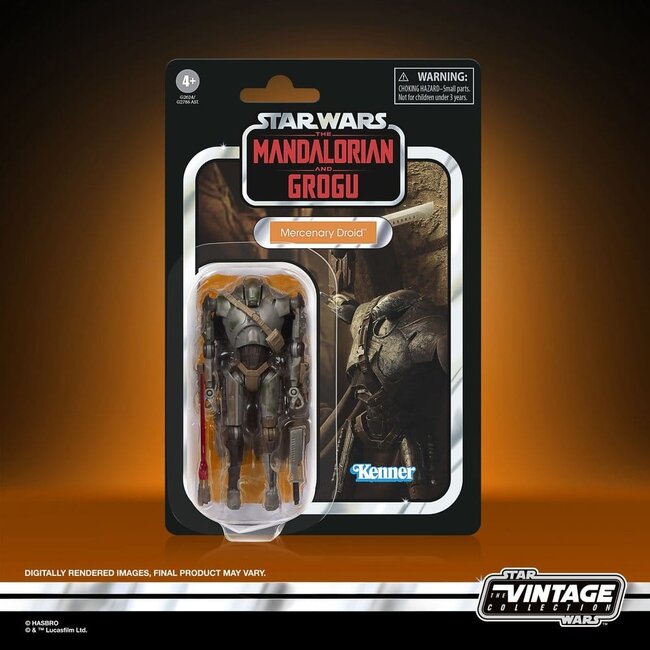 Star Wars: The Mandalorian und Grogu Vintage Collection Actionfigur Söldnerdroide 10 cm
