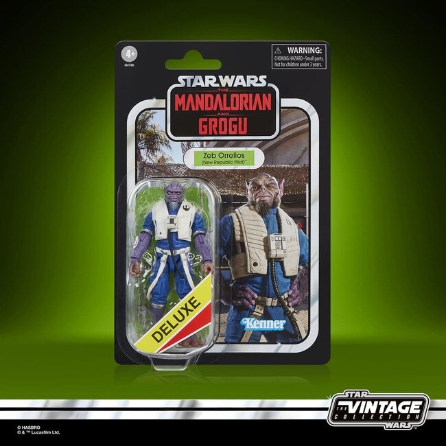 Star Wars: The Mandalorian und Grogu Vintage Collection Actionfigur Zeb Orrelios (Pilot der Neuen Republik) 10 cm