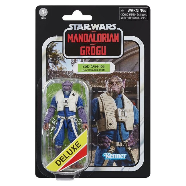 Star Wars: The Mandalorian and Grogu Vintage Collection Action Figure Zeb Orrelios (New Republic Pilot) 10 cm