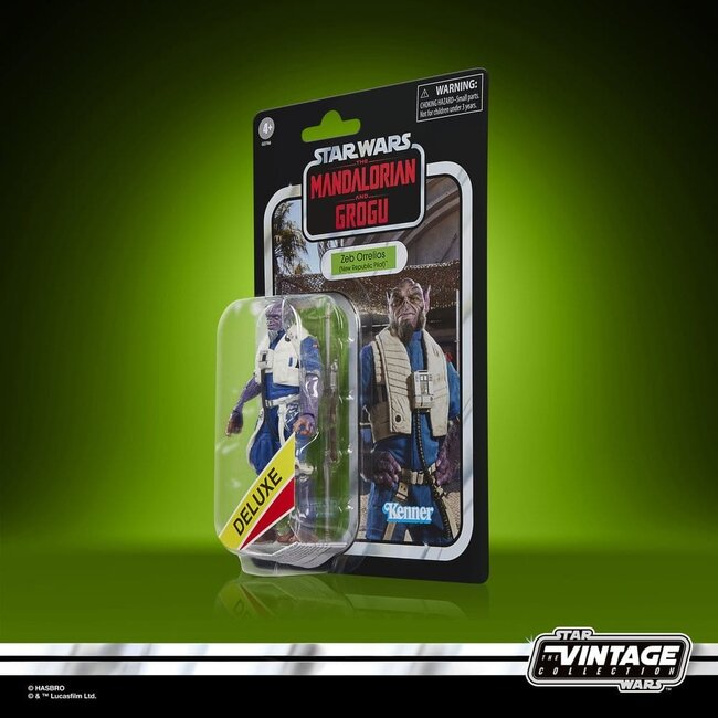 Star Wars: The Mandalorian and Grogu Vintage Collection Action Figure Zeb Orrelios (New Republic Pilot) 10 cm