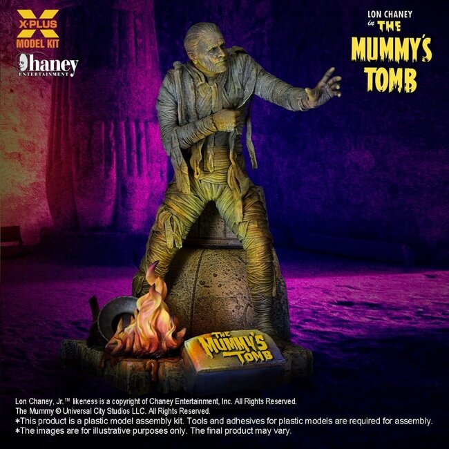 Universal Monsters Plastikmodellbausatz 1/8 Lon Chaney, Jr. als Mumie (Reproduktion) 23 cm