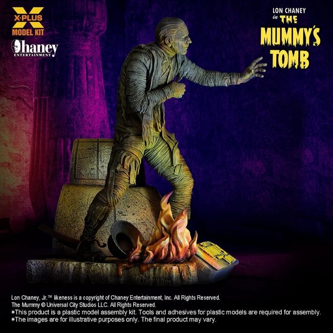 Universal Monsters Plastikmodellbausatz 1/8 Lon Chaney, Jr. als Mumie (Reproduktion) 23 cm