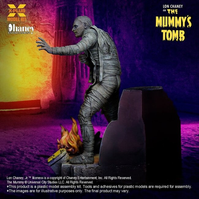 Universal Monsters Plastikmodellbausatz 1/8 Lon Chaney, Jr. als Mumie (Reproduktion) 23 cm