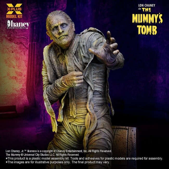 Universal Monsters Plastikmodellbausatz 1/8 Lon Chaney, Jr. als Mumie (Reproduktion) 23 cm