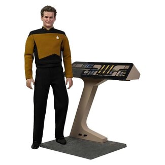 EXO-6 Star Trek: The Next Generation Action Figure 1/6 Chief Miles O'Brien with Transporter Console 30 cm