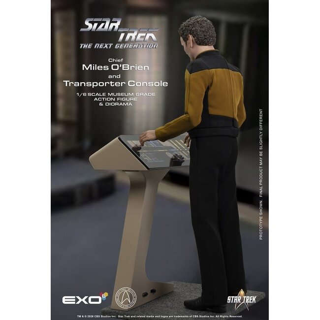 Star Trek: The Next Generation Actionfigur 1/6 Chief Miles O'Brien mit Transporterkonsole 30 cm