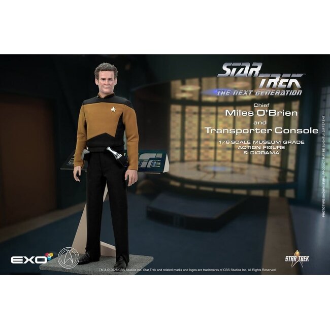 Star Trek: The Next Generation Actionfigur 1/6 Chief Miles O'Brien mit Transporterkonsole 30 cm