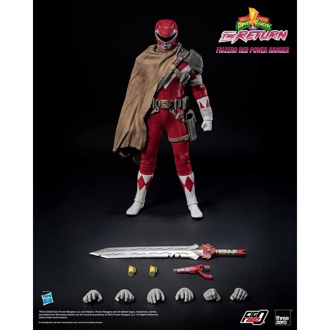 Mighty Morphin Power Rangers: Die Rückkehr FigZero Actionfigur 1/6 Roter Power Ranger 31 cm