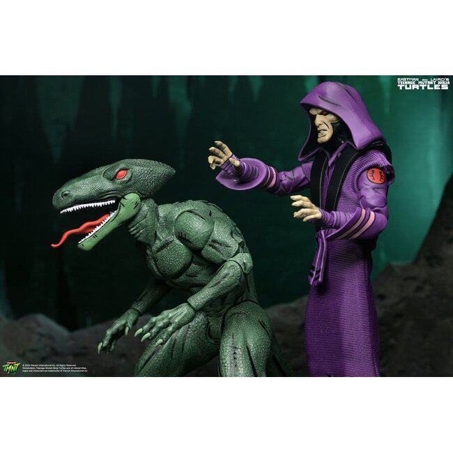 Teenage Mutant Ninja Turtles (Mirage Comics) Actionfiguren-Doppelpack Daimyo Orkai & Raptor 18 cm