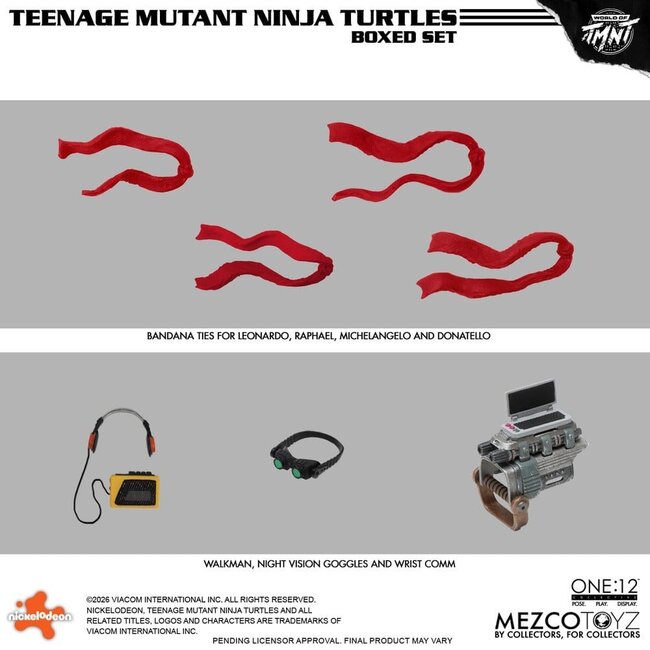 Teenage Mutant Ninja Turtles One:12 Sammelfiguren 1/12 Box-Set 17 cm