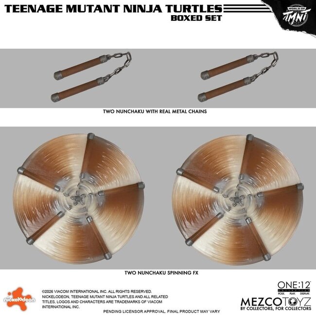 Teenage Mutant Ninja Turtles One:12 Collective Action Figures 1/12 Boxed Set 17 cm
