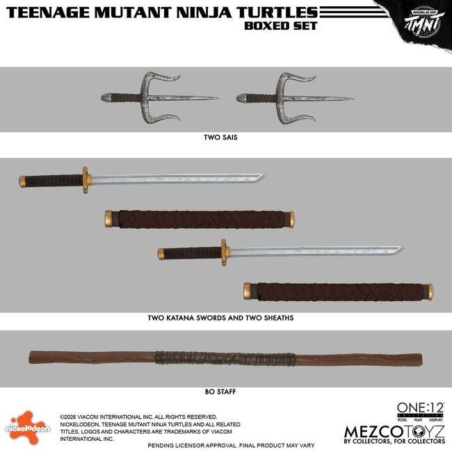 Teenage Mutant Ninja Turtles One:12 Sammelfiguren 1/12 Box-Set 17 cm
