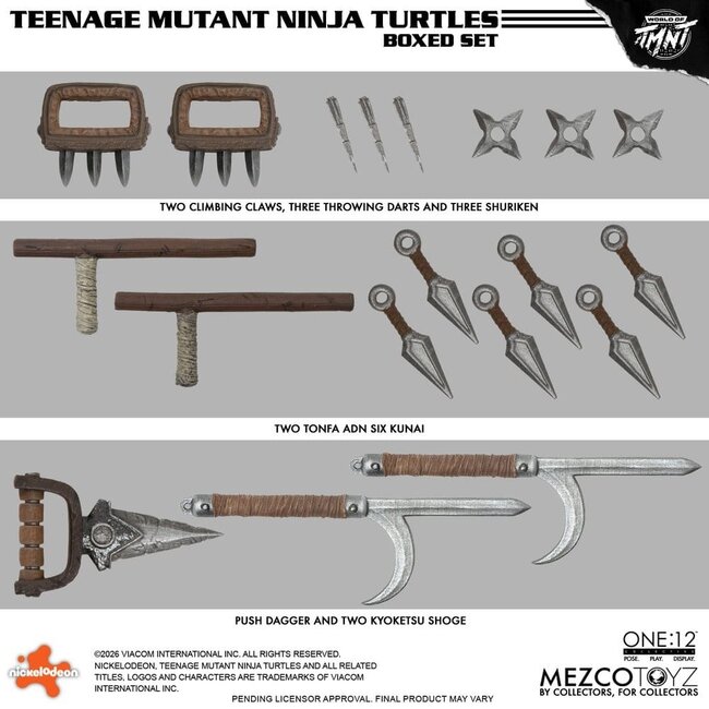 Teenage Mutant Ninja Turtles One:12 Sammelfiguren 1/12 Box-Set 17 cm