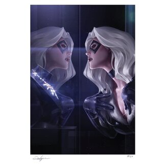 Sideshow Collectibles Marvel Kunstdruck Schwarze Katze 46 x 61 cm - ungerahmt