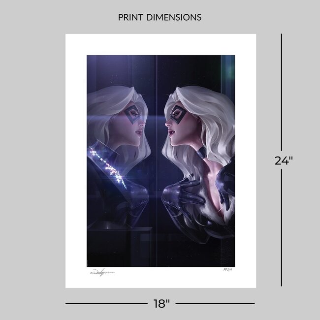 Marvel Fine Art Print Black Cat 46 x 61 cm - unframed