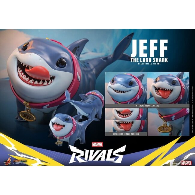 Marvel Rivals Videospiel-Meisterwerk-Actionfigur Jeff der Landhai 11 cm