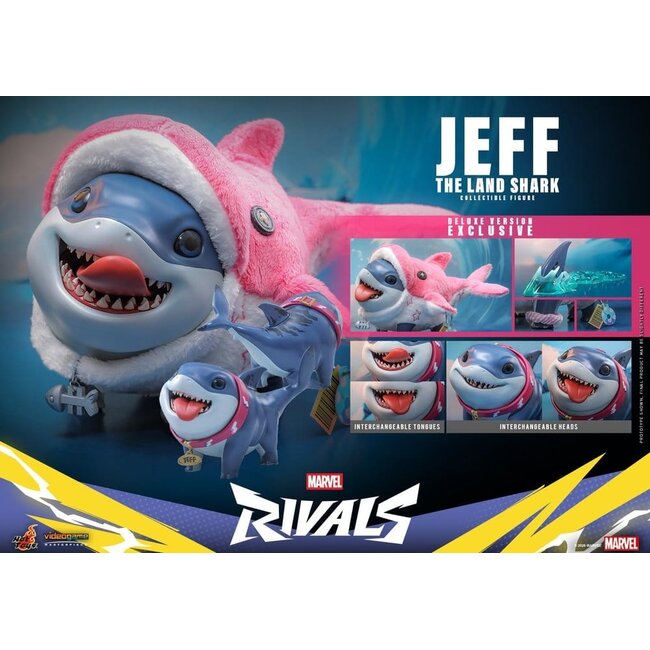 Marvel Rivals Videospiel-Meisterwerk-Actionfigur Jeff der Landhai (Deluxe-Version) 11 cm