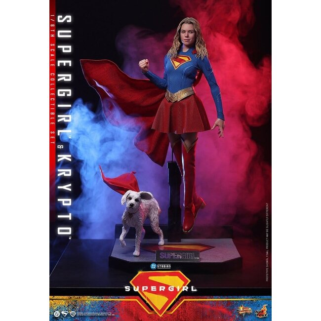DC Comics Movie Masterpiece Actionfiguren-Set Supergirl & Krypto 28 cm