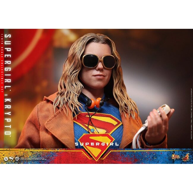 DC Comics Movie Masterpiece Action Figure Set Supergirl & Krypto 28 cm