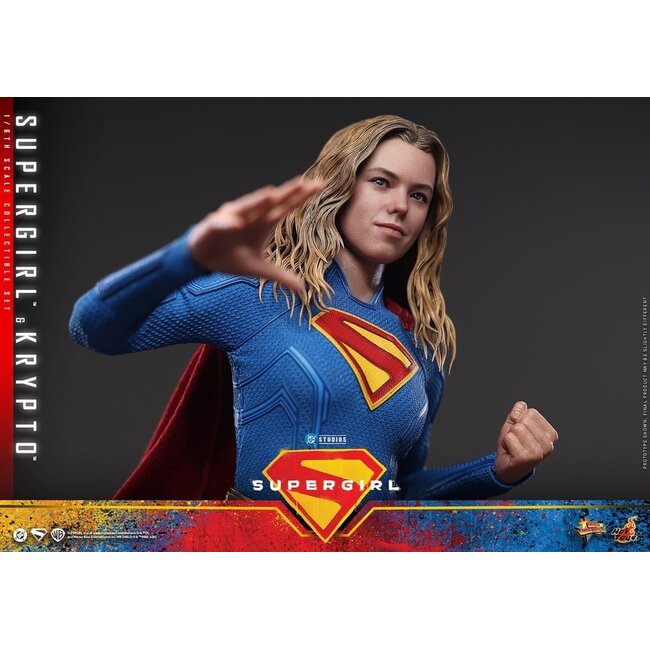 DC Comics Movie Masterpiece Action Figure Set Supergirl & Krypto 28 cm