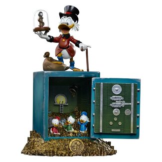 Iron Studios DuckTales-Kunstfigur im Maßstab 1:10: Onkel Dagobert Duck und seine Neffen, 30 cm