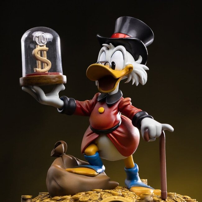 DuckTales-Kunstfigur im Maßstab 1:10, Onkel Dagobert Duck, 17 cm
