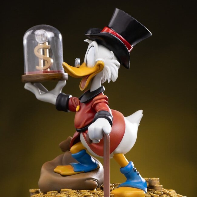 DuckTales-Kunstfigur im Maßstab 1:10, Onkel Dagobert Duck, 17 cm