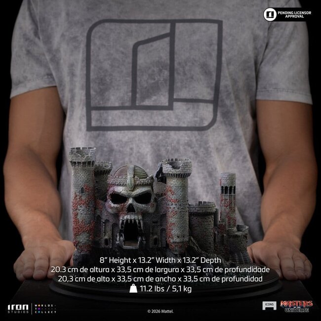 Masters of the Universe Icons Replika Grayskull Castle 20 cm