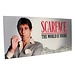SD Toys Scarface-Glasposter „Die Welt gehört dir“ (grauer Hintergrund) 60 x 30 cm