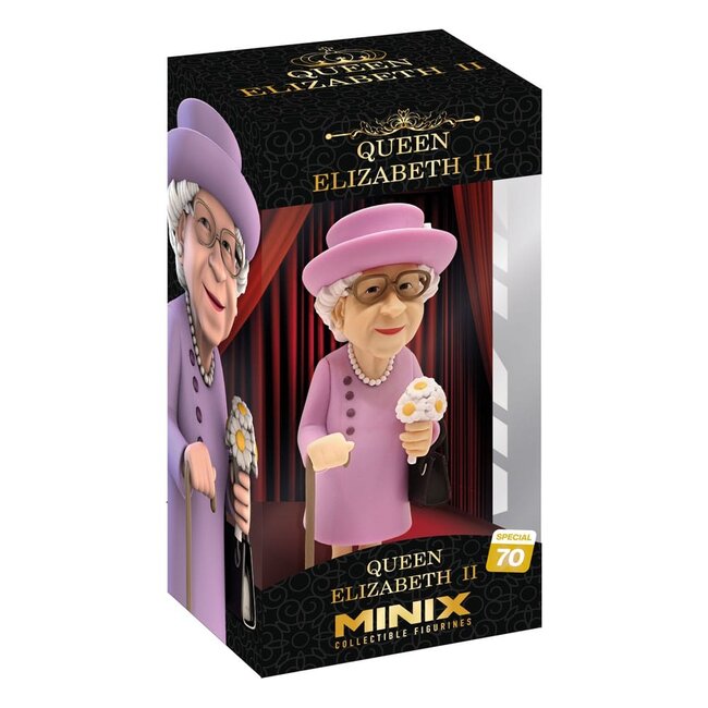 Minix-Figur von Königin Elizabeth II., 12 cm