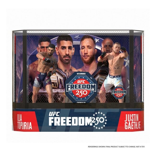 UFC McFarlane’s SportsPicks Action Figures 2-Pack Ilia Topuria vs Justin Gaethje (Freedom 250) 18 cm