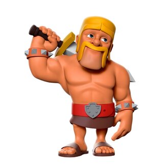 Minix World of Clash Minix Figur Clash of Clans Barbar 12 cm
