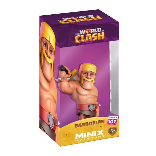 World of Clash Minix Figur Clash of Clans Barbar 12 cm