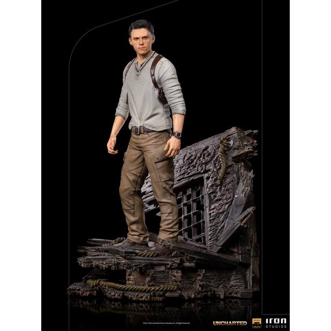 Uncharted Movie Deluxe Art Scale Statue 1/10 Nathan Drake 22 cm
