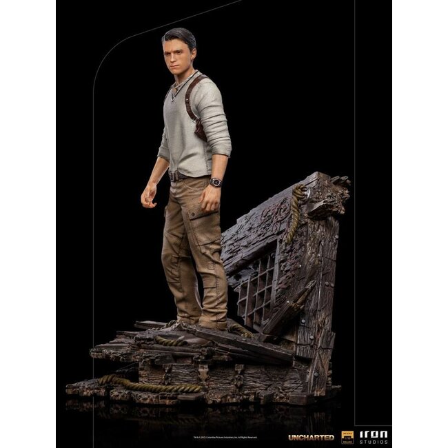 Uncharted Movie Deluxe Art Scale Statue 1/10 Nathan Drake 22 cm