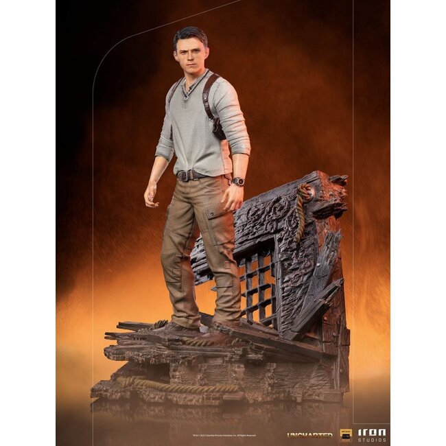 Uncharted Movie Deluxe Art Scale Statue 1/10 Nathan Drake 22 cm