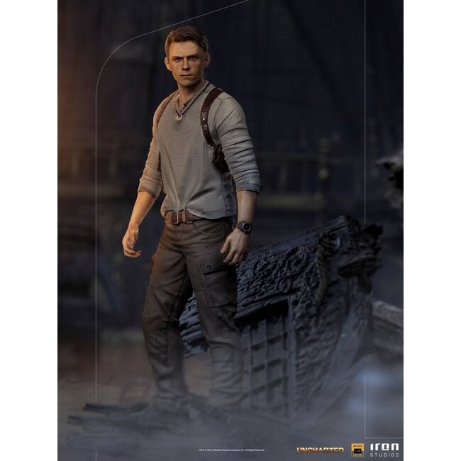 Uncharted Movie Deluxe Art Scale Statue 1/10 Nathan Drake 22 cm