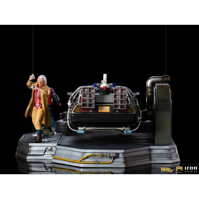 Zurück in die Zukunft II – Kunststatuen im Maßstab 1:10 – Komplettes Deluxe-Set, 58 cm