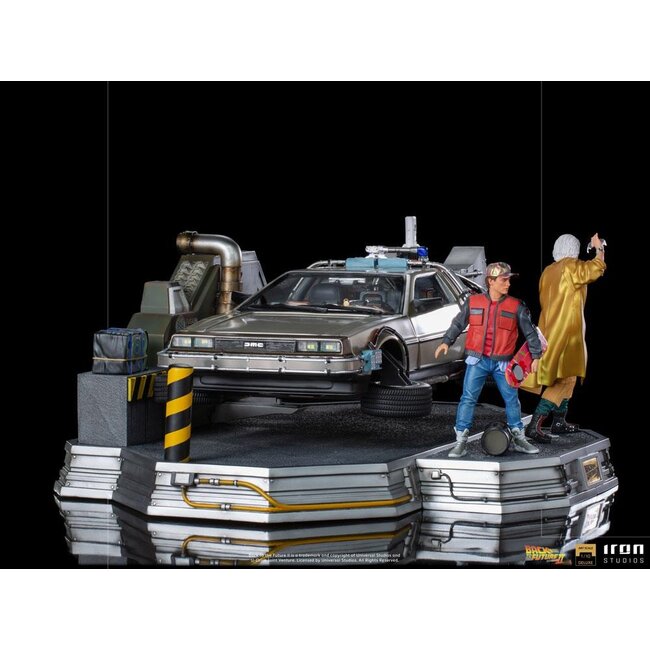 Zurück in die Zukunft II – Kunststatuen im Maßstab 1:10 – Komplettes Deluxe-Set, 58 cm