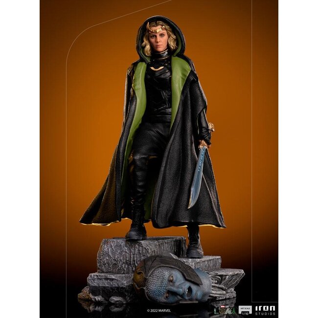 Loki-Statue im Maßstab 1:10, Sylvie Loki-Variante, 21 cm