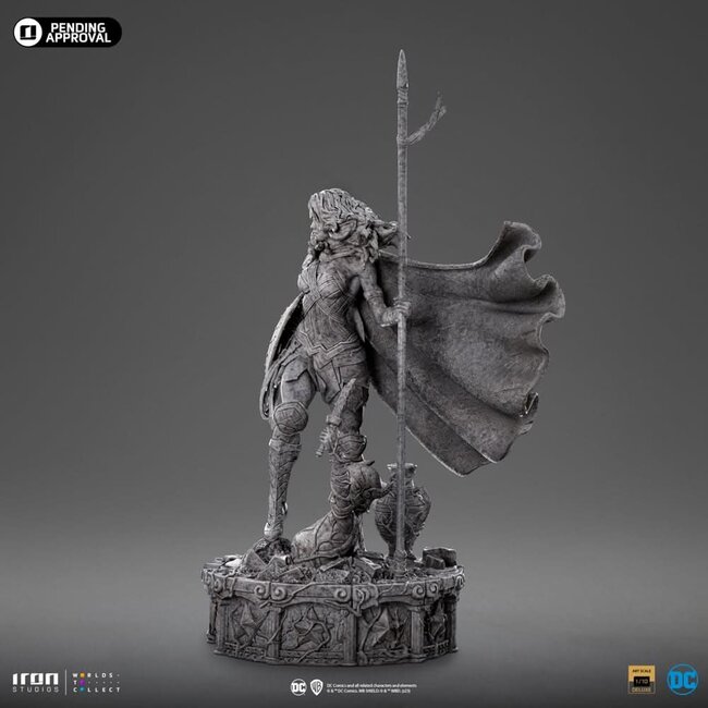 DC Comics Art Scale Statue 1/10 Wonder Woman Unleashed Marmorvariante