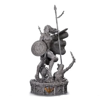 Iron Studios DC Comics Art Scale Statue 1/10 Wonder Woman Unleashed Marmorvariante