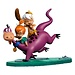 Iron Studios The Flintstones Art Scale Statue 1/10 Dino, Pebbles and Bamm-Bamm 13 cm