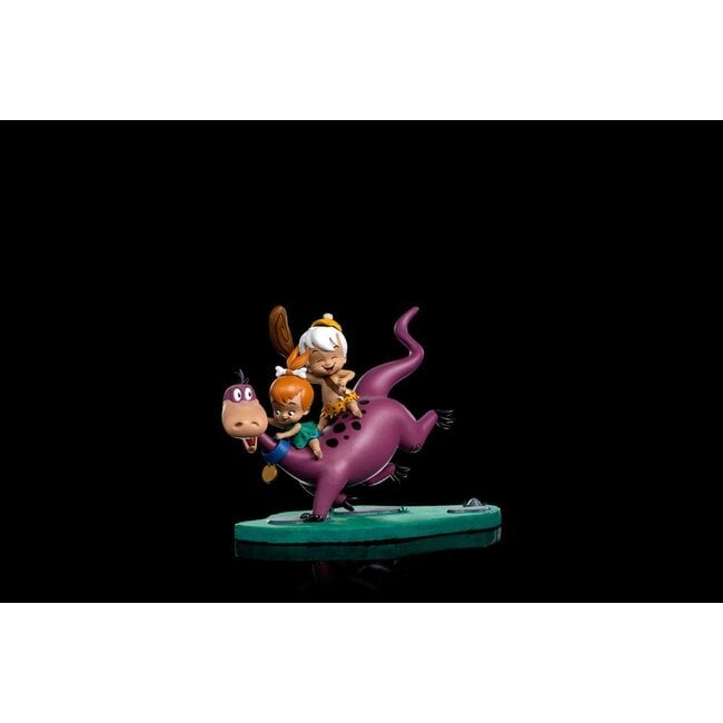 The Flintstones Art Scale Statue 1/10 Dino, Pebbles and Bamm-Bamm 13 cm