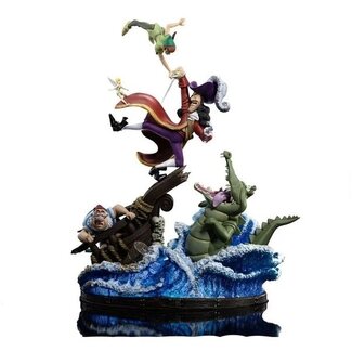 Iron Studios Disney Deluxe Art Scale Statue 1/10 Peter Pan vs. Hook 42 cm