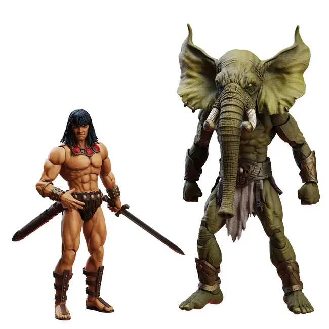 Conan Der Turm des Elefanten Deluxe 2er-Figurenset