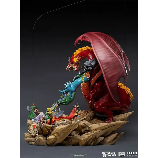 Dungeons and Dragons Demi Art 1/20 Statue Tiamat Battle Diorama