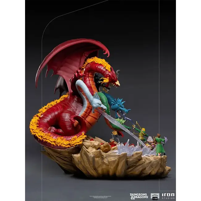 Dungeons and Dragons Demi Art 1/20 Statue Tiamat Battle Diorama
