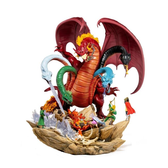 Dungeons and Dragons Demi Art 1/20 Statue Tiamat Battle Diorama